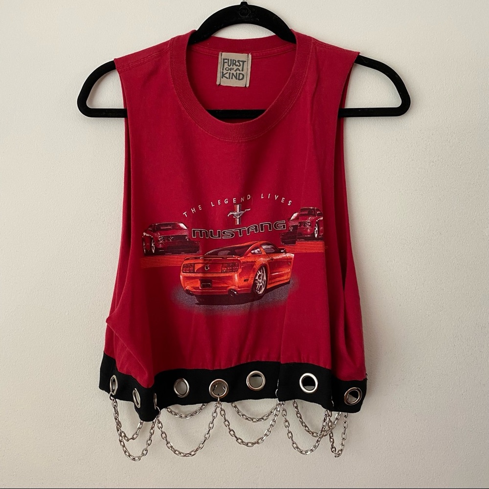 LF Furst of a Kind Ford Mustang Red Chain Tank